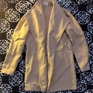 Have Women's Tan Open-Front Blazer